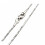 Ocelový řetízek 420x1.2mm s karabinkou, váha 4g, elegantní design pro každodenní nošení.