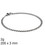 Ocelový náramek - Curb - 200 x 3 mm