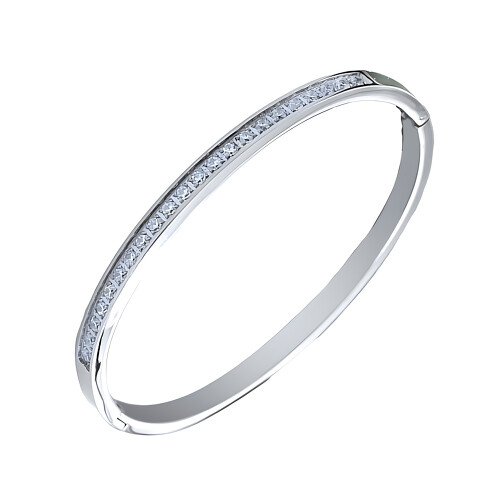 ŠPERKYLA.CZ • Náramek - 3NB52570 - Pevný - 54 x 48 x 4 mm - 13.5g