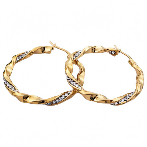 ŠPERKYLA.CZ • Náušnice - 3NE33969 - Kruhy - 40 x 4 mm - 12g