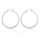 Ocelové náušnice kruhy 55mm